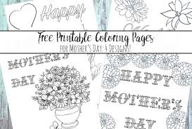 Photoshop mothers day card template has bright purple on the cover and white inside which looks very attractive. Free Printable Mother S Day Coloring Pages 4 Designs