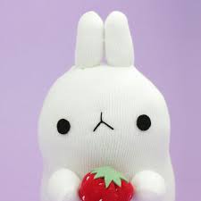 How To Make Molang Plushie In This Diy Tutorials I Show How I Make This Cute Molang Bunny Doll From Socks This Diy Diy Plush Doll Cute Easter Bunny Felt Toys