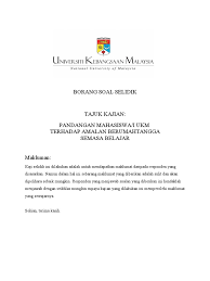 Free unlimited pdf search and download. Contoh Soal Dan Materi Pelajaran 10 Contoh Soal Selidik Tesis