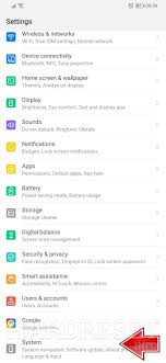 تغيير اللغة Huawei P20 عرض المزيد Hardreset Info