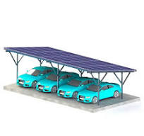 Galvanized Steel Solar Carport Waterproof BIPV Carport Solar ...