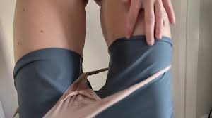 Hotwife Returns from Yoga Class with Cum Soaked Panties and Creampied Pussy