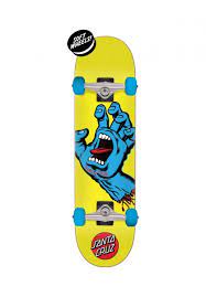 Submitting a reservation request is not a vehicle order or purchase and does not guarantee availability. Screaming Hand Mini Santa Cruz Skateboard Komplett In Yellow Titus