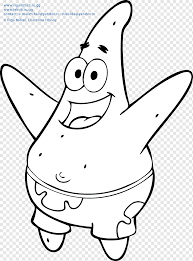 Mewarnai gambar spongebob kreasi warna. Buku Mewarnai Patrick Star Animasi Anak Yang Lain Sudut Putih Anak Png Pngwing