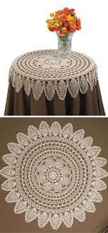 Use this free crochet pattern to make a lovely and feminine lace cloth. 15 Best Crochet Tablecloths Free Patterns Home And Garden Digest