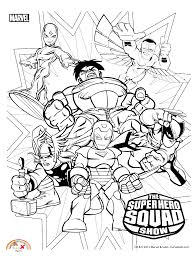 Download and print these super hero squad coloring pages for free. Marvel The Superhero Squad Show Cartoon Coloring Page Coloring Pages Allow Kids To Accompan Cartoon Coloring Pages Superhero Coloring Pages Marvel Coloring