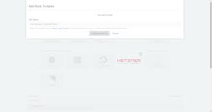 Rancher 2 Hetzner Cloud Ui Driver Ui Driver Hetzner