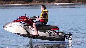 For all your jet ski fishing accessories , jetski fishing content, products and information! New Hydrofoiling Electric Jetski Waveflyer Plugboats