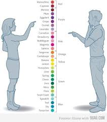 Male And Female Color Chart Artist Problems Art Funny