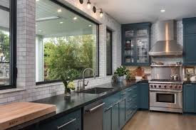 Gone are the days when designing kitchen cabinets have been a hassle with heap. The 10 Most Popular New Kitchens On Houzz Right Now Black Kitchen Countertops Modern Black Kitchen Kitchen Design