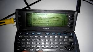 DOS on Nokia 9110i communicator - YouTube