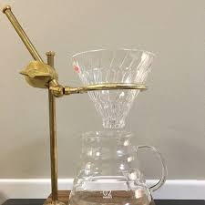 Farrier Collection The Curator Coffee Pour Over Stand Etsy In 2020 Coffee Pour Over Stand Glass Decanter Coffee Equipment