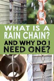 The What Why Where And How Of Rain Chains Mike S Rain Barrel Water Features In The Garden Rain