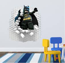 3d Lego Batman Wall Decal Great For The Kids Room Lego Room Kids Room Batman Room