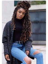 80 Faux Locs Styles Hair Styles Hair Style Ideas In 2020 Faux Locs Hairstyles Braided Hairstyles Natural Hair Styles