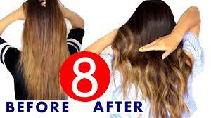 8 Easy Hair Color Ombre Hacks Summer Hairstyles Easy Hair Color Summer Hair Color Ombre Hair Tutorial