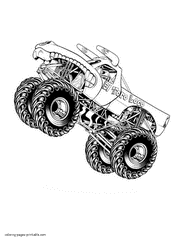 Take all of the most famous monster trucks and put them in one place for two hours of smashing fun in this thrill pack show called monster jam. Monster Truck Coloring Pages Free Pictures To Print 60