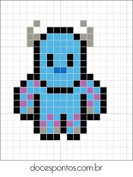 Monstros S A Sulley In 2020 Pixel Art Pattern Perler Bead Disney Hama Beads Patterns