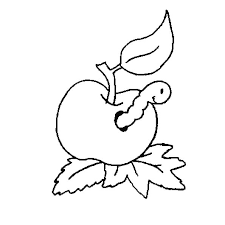 Sur Le Dessin Un Ver De Terre Est Rentre Dans Une Pomme Tombee A Terre Br Br Colorie La Pomme En Rouge Le Ver En Ver De Terre Coloriage Pomme Coloriage
