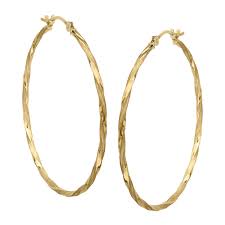 Bony levy 14k gold small twisted rope hoop earrings (nordstrom exclusive) $175.00. Eternity Gold Lightweight Twisted Hoop Earrings In 14k Gold Yellow Overstock 13886132