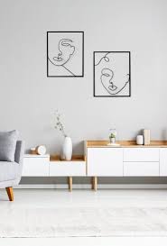 Minimalist Wall Art Metal Home Decor Valentines Day Gift Etsy Home Decor Urban Home Decor Metal Homes