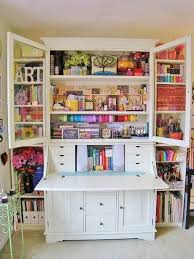 After sharing my sewing room tour and the complete source list, i realized that a whole lot of the room is straight from ikea! Why You Need A Secretary Desk Twins Dish Ikea Craft Room Craft Storage Cabinets Craft Armoire