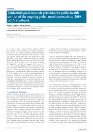 888.225.4625 8 am to 5 pm monday through friday. Eurosurveillance Epidemiological Research Priorities For Public Health Control Of The Ongoing Global Novel Coronavirus 2019 Ncov Outbreak