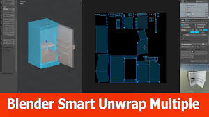 Blender Tip Smart Uv Unwrap Multiple Objects Blender Blender Tutorial Blender 3d