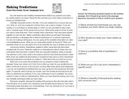 Making Predictions Reading Worksheets Spelling Grammar Comprehension Lesson Plans Printables for first grade english language below, you will find a wide range of our printable worksheets in chapter making predictions/drawing conclusions of section. making predictions reading worksheets