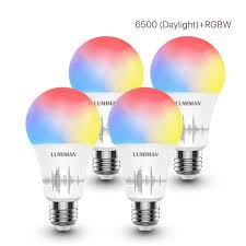 Wifi Smart Led Light Bulbs Voice Activated Brightest Smart Dimmable Light Bulb No Hub Lumiman