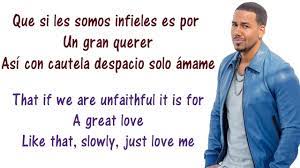 Pin On Aventura Los Infieles Lyrics English And Spanish Translation Meani