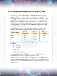 Luas daerah suatu lahan parkir adalah 1.760 m². Soal Un Program Linear Dan Pembahasannya Cara Golden