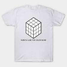 There are about a hundred people to thank. Rubik S Cube For Color Blind Rubiks Cube T Shirt Teepublic