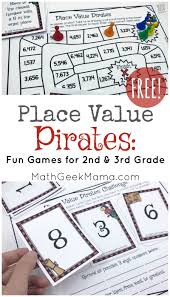 Math tests include converting customary and metric units within a measurement system. Place Value Pirates Free Printable Math Game