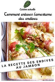 Comment Enlever L Amertume Des Endives La Recette Des Endives Au Jambon Endive Au Jambon Endives Recettes De Cuisine