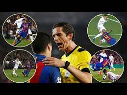 Sometimes the referee buys it because there is the slightest of fouls on them but it definitely doesn't seem to work on this ref, who by the way. Barcelona Vs Psg 6 1 Crucial Referee Mistakes Hd Youtube