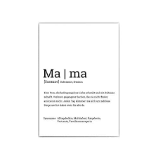 Includes dictionary browser, morphological search by meaning of mama, thesaurus, related words. Mama Definition Poster A4 30x40cm Wahlweise Mit Personalisierung Name Synonyme Mattes Fotopapier 210 G M Personalisiertes Muttertagsgeschenk Ohne Bilderrahmen Amazon De Handmade