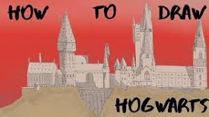 Easy to draw castle lastbummerrecords com. How To Draw Hogwarts Castle Harry Potter Step By Step Tutorial Hand Drawing And Krita Youtube