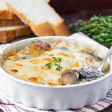 Gratin Aux Champignons Et Thon Express Recette Gratin De Pates Au Thon Recette Viande En Sauce Gratin