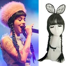 Challenge to find all or most of the people i am. Melanie Martinez Hairstyle Black Wig Natural Straight Long Length Synthetic Wigs For Daily Wig With Double Braid Handmade 5386250 2021 17 67