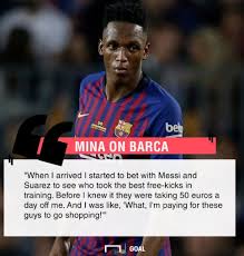 On this page injuries as well as suspensions. Barca Star Yerry Mina Reveals What Happened After Making Bets With Messi And Suarez Over Free Kicks
