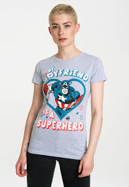 4.7 out of 5 stars 118. Logoshirt Captain America T Shirt Print Grau Meliert Hellgrau Zalando De