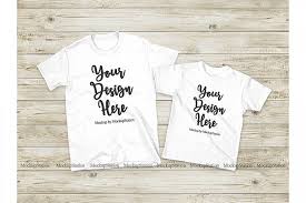 Matching Family T Shirts Mockup Parents Kids White Shirts 281616 Clothing Design Bundles Matching Family T Shirts Shirt Mockup White Shirts
