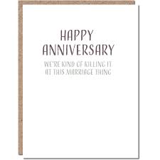 Funny Anniversary Card For Wife Funny Anniversary Card For Etsy In 2020 Funny Anniversary Cards Anniversary Quotes Funny Anniversary Cards For Wife