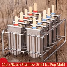 Check spelling or type a new query. Ice Lolly Mould Stainless Steel Popsicle Molds 10cells Batch Home Diy Frozen Ice Cream Molds Popsicle Maker Ice Cream Makers Aliexpress