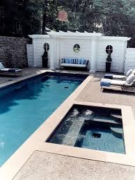 By Going With A Swimming Pool With Jacuzzi Design You Can Enjoy Your Yard All Year Long So Decide The Kind Of Swimming Backyard Pool Pool Designs Pool Cabana