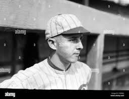 Célèbre joueur de baseball Banque d'images noir et blanc