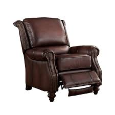 Yaheetech recliner chair pu leather recliner sofa home theater seating adjustable modern single reclining chair sofa with pocket spring. Top Grain Leather Recliner You Ll Love In 2021 Visualhunt