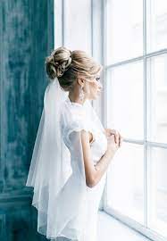 55 Brautfrisuren Stilvolle Haarstyling Ideen Fur Lange Haare Frisur Hochzeit Brautfrisur Schleier Hochzeit