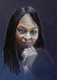 Kingfisher. Colored pencils